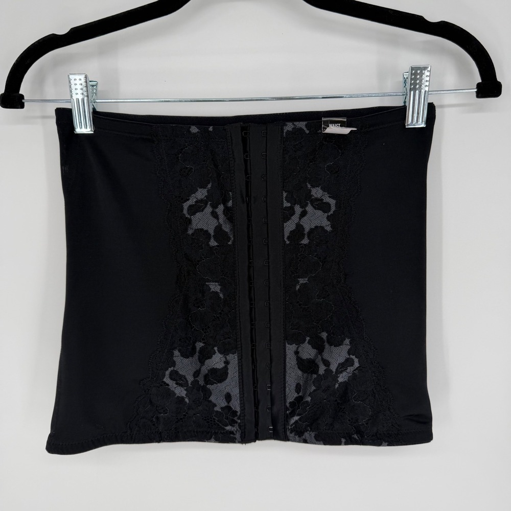 TORRID CURVE WAIST CINCHER NWT SIZE 0 BLACK OMBRE BLUE TORSETTE